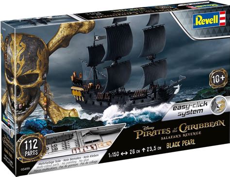 1150 Revell 05499 Black Pearl Pirate Ship Plastic Modelbouwpakket Bol