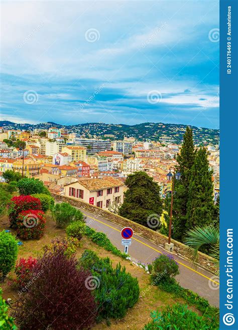 Scenic View Of Cannes City French Riviera Stock Image Image Of