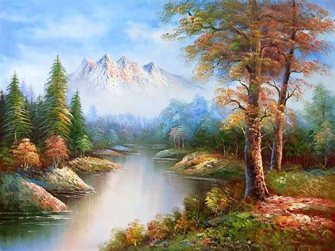 Classic Mountain Landscapeoil Paintings Online Pinturas