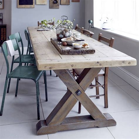 Reclaimed Timber Country Dining Table Diykitchenshelves Timber
