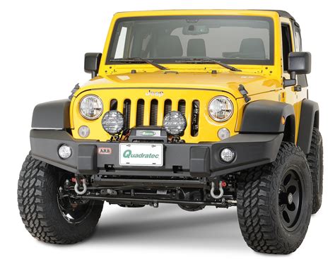Arb Hoopless Combination Front Winch Bumper For 07 18 Jeep Wrangler Jk