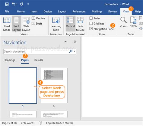 Easy Ways To Delete Blank Page In Word 2019 2016 Document Kogonuso