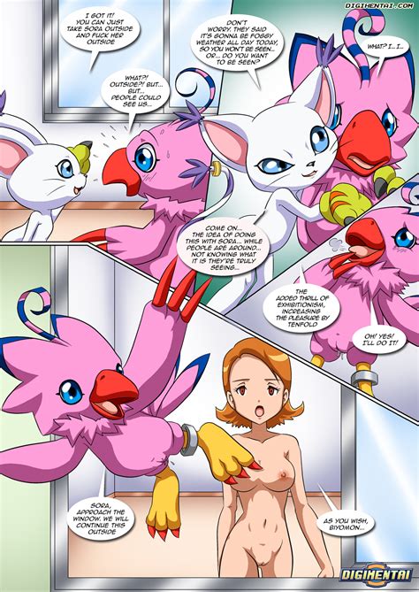 Rule 34 Biyomon Breasts Comic Digimon Female Gatomon Human Hypnosis Innie Pussy Male Mammal