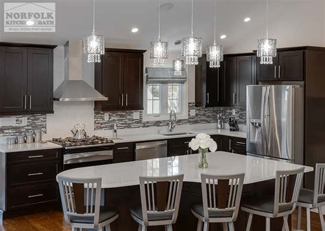 Kitchen & bath design showrooms. Classy Modern Kitchen With Quartz | Norfolk Kitchen & Bath