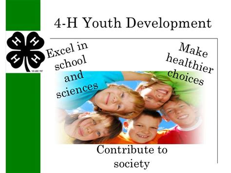 4 H Youth Development