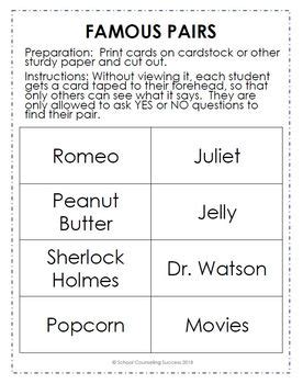 They're a great way to help kids make new friends and feel. Icebreakers for teens, middle school, and high school! | TpT