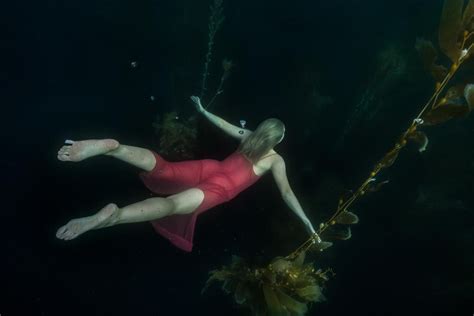 Alex Sher Dancing Flowers Underwater Nude Photograph Archival