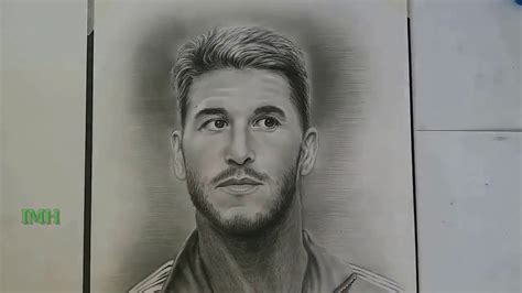 Drawing Sergio Ramos Imh Pencil Art Youtube