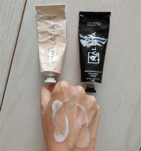 Malezia 5% Urea Moisturizer and 2.5% Micronized Benzoyl Peroxide Acne