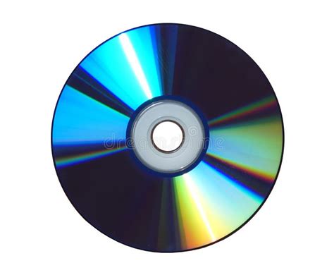 Cd Compact Disc Classic Readable Surface Isolated Stock Photo Image