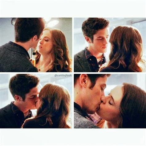 The Flash Snowbarry Kiss Caitlin Snow And Barry Allen KISS