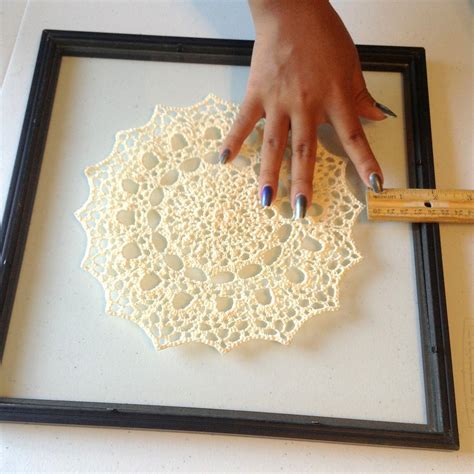 How To Frame Your Crochet Art Crochet Wall Art Crochet Art Doily Art