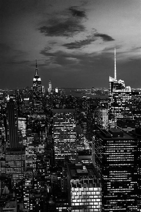 Manhattan Skyline At Night New York Photograph By Mike Hill Fine Art