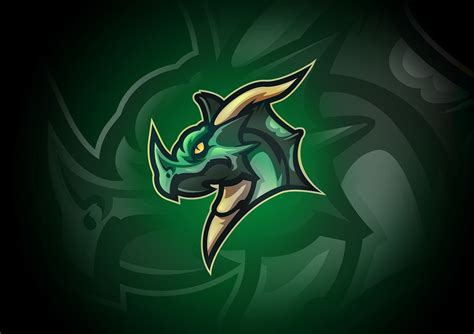 The Great Dragon Mascot Logo On Behance Dragon Sports Logo Dragon