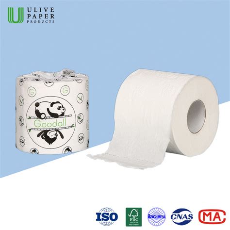 Ulive Premium Ply Sheets Individual Ploybag Toilet Tissue Paper Roll China Toilet Tissue