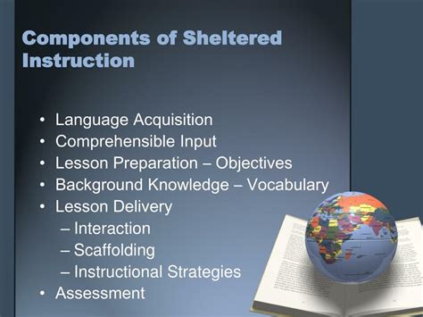 Ppt Sheltered Instruction For English Language Learners Powerpoint