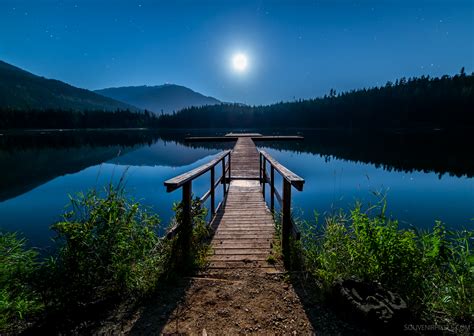 Wallpaper Wood Travel Blue Light Sky Moon Mountain Lake Canada Reflection Tree
