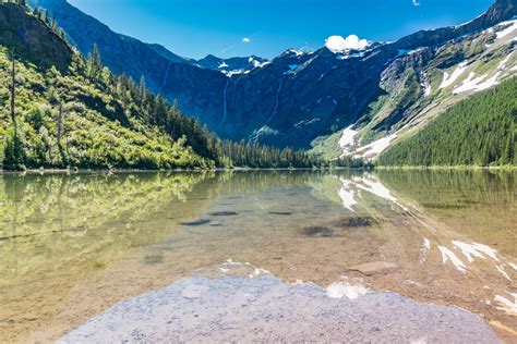 Avalanche Lake Hiking Trail Discovering Montana