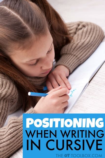 Positioning When Writing In Cursive The Ot Toolbox