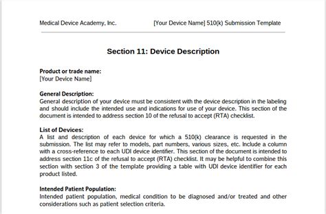 This is a free cover letter template for a patient care coordinator. template for 510k submission device description Medical ...