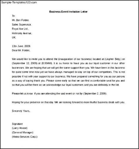15 Lessons I've Learned From Formal Invitation Letter Template For