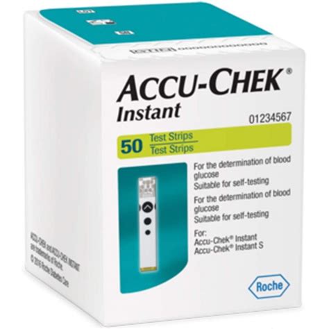 Accu Chek Instant 50 Blood Glucose Test Strips Diabetesteststrips