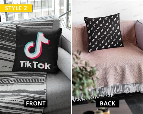 Tiktok Throw Pillow Tit Tok Room Decor Tik Tok Trend Tik Etsy