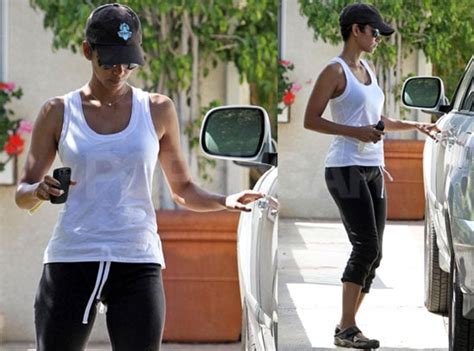 Pictures Of Halle Berry Leaving Her Workout In La Amid Breakup Stories