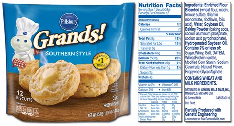 Place flour in medium bowl. pillsbury grand biscuits calories