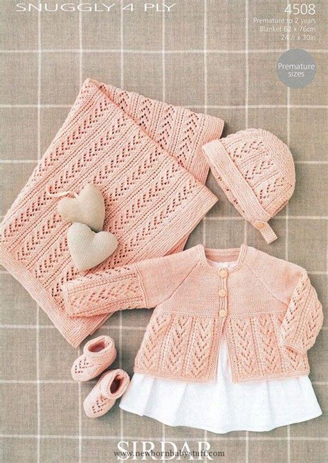 We have so many free printable knitting patterns for blankets for you to make and gift. Baby Knitting Patterns Coat, Bonnet, Booties and Blanket ...