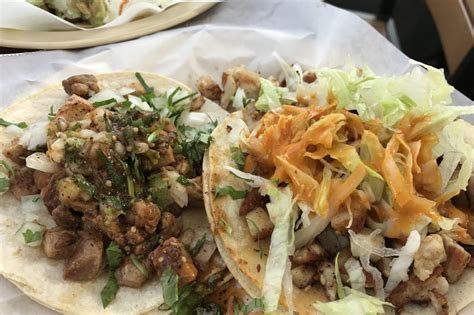 Use any white fish you like, then top with a store cupboard salsa and spicy mayo. Taqueria Santa Cruz Express | Roadfood