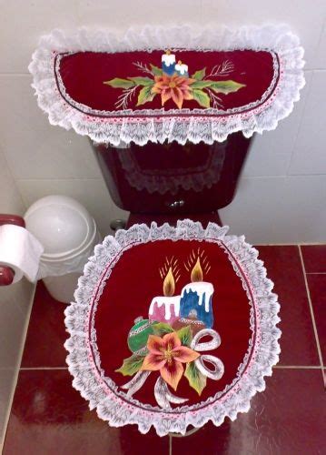 �acaso no sientes c�mo te invade el esp�ritu navide�o? Set De Baño Navideno Paso A Paso:Manualidades Para El Bano ...