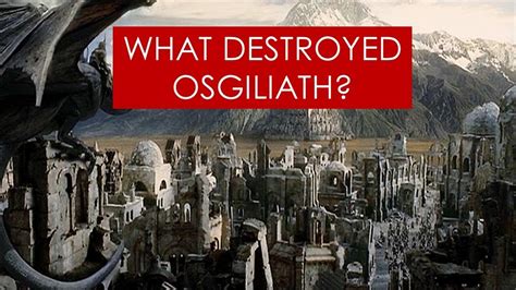 What Destroyed Osgiliath Explained Lord Of The Rings L Tolkien Lore