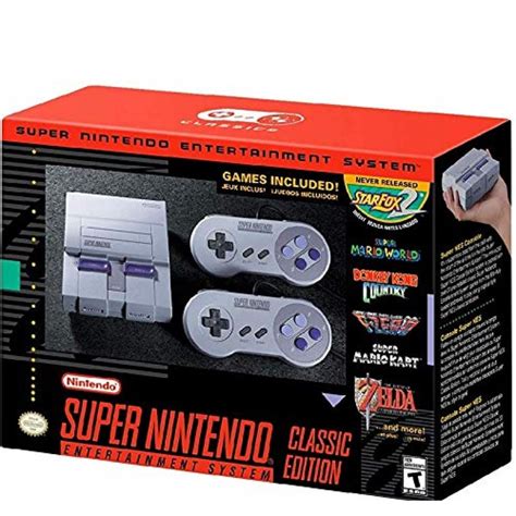 Snes Super Nintendo Entertainment System Classic Edition