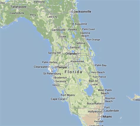 Palm Beach Florida Map With Cities - Map