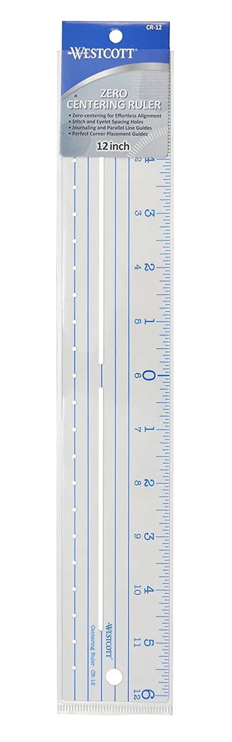 Westcott Plastic Ruler 12 Zero Centering Wholesale Tradeling