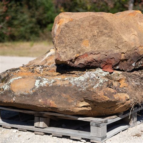 Montana moss rock boulder tables and stone fountains. Texas Moss Rock Boulders - A&A Stone and Masonry
