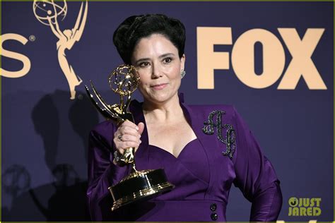 Mrs Maisel Star Alex Borstein Enjoys Emmys 2020 At Home From Her Bed On A Balcony Photo