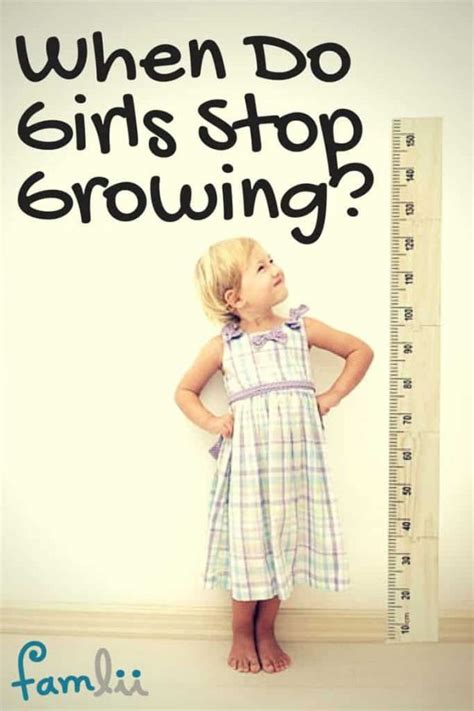 At What Age Do Girls Stop Growing Famlii