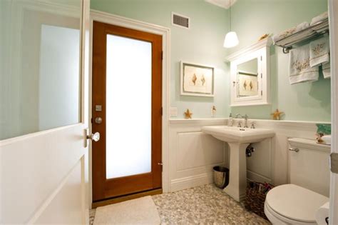 Frosted glass in a bathroom door — yea or nay? Frosted Glass Door - Traditional - Bathroom - New York ...