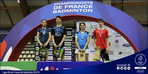 Yonex internationaux de france de badminton. BADMINTON : Championnat de France Jeunes - CROS Île-de-France