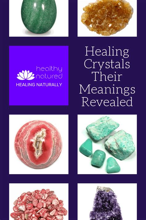Healing Crystals Their Meanings Revealed Healing Crystal Guide 2018