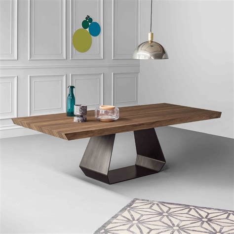 See more ideas about wooden dining tables, dining, dining room design. Bonaldo Amond Wood Top | Wooden Dining Table | Contemporary Dining Room Furniture - Ultra Modern