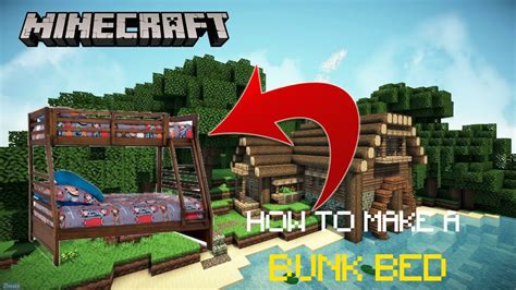 Use thespruce wood planks and create a flat u shape, this will be the base of the bunk bed. How to make a bunk bed in minecraft (type #1) - YouTube