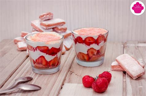 Emilie Sweetness Tiramisu aux fraises et biscuits roses de Reims