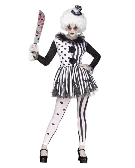 Horror Clown Costume For Halloween Horror