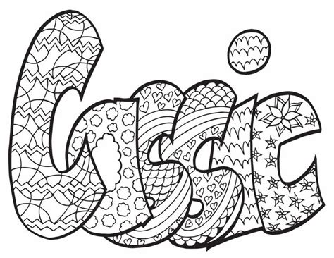 CASSIE - Two Free Printable Coloring Page — Stevie Doodles | Printable
