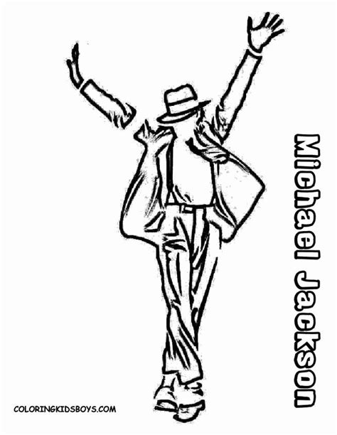 Michael Jackson Coloring Page 66 Kleurplaten