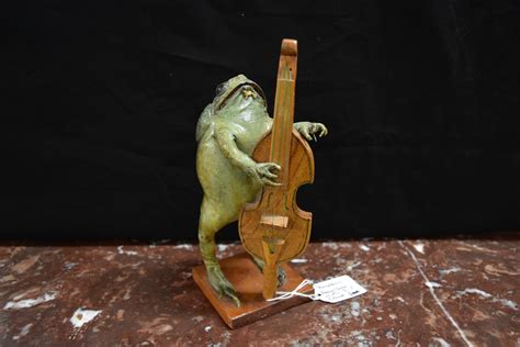 Taxidermy Frog With Cello