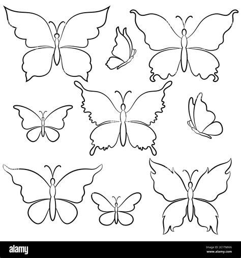 Mariposas para imprimir Imágenes recortadas de stock Alamy